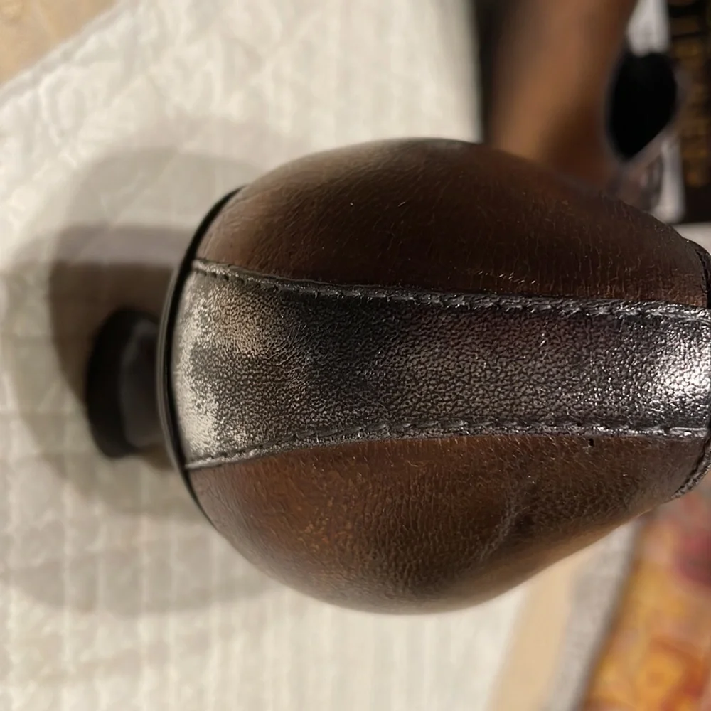 Donald Pliner antique metallic Couture heel - Picture 8 of 10